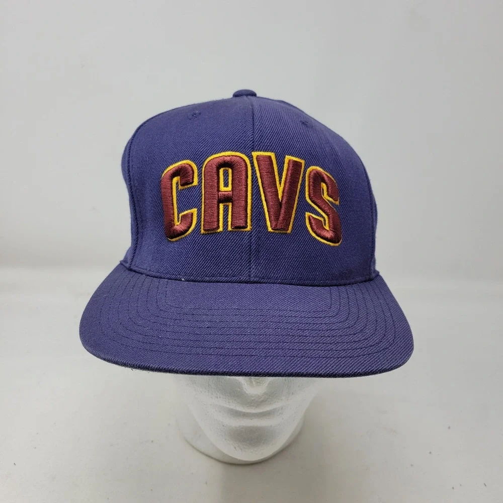 Cleveland Cavaliers Hat Cap Snap Back NBA Basketball Mitchell Ness Mens One Size
